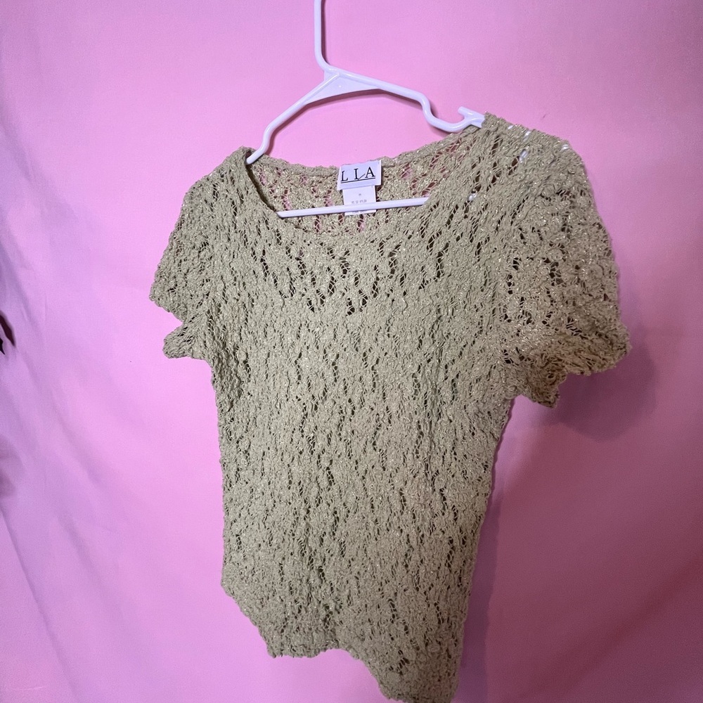 Vintage LIA Knit Top Size M